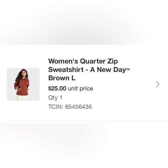 Quarter sleeve zip up - Picture 5 of 5